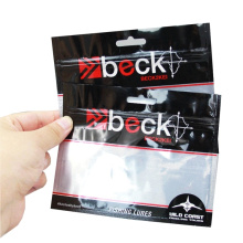 Wholesale resealable laminated aluminum foil zip lock pouch for fishing lure bag
